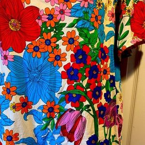 H&M Off the Shoulder Floral Print Dress 2-N-1